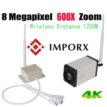 1,2 км Беспроводная IP-камера на большие расстояния WIFI 8MP 4K с 600-кратным увеличением RTMP