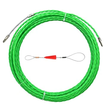 1 комплект съемника кабеля для рыбьей ленты 4,5 мм Съемник электрического кабеля для домашних ЖИВОТНЫХ 10 М 33 фута зеленый полиэстер