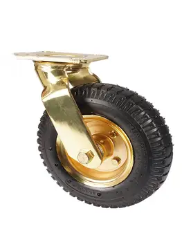 1 предмет, 8-Дюймовое Надувное резиновое колесо с Золотым Колесиком, Универсальный тяжелый Отель Вьентьян