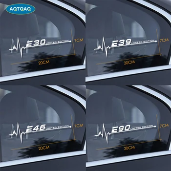 1 шт. для BMW E28 E30 E34 E36 E39 E46 E53 E60 E61 E62 E70 E87 E90 E91 E92 E93 Наклейки на Боковое стекло Автомобиля Наклейка на Автомобиль