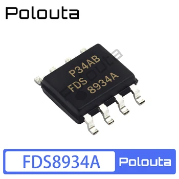 10 Шт FDS8934A Sop8 Патч На полевых транзисторах с Несколькими спецификациями Компонентов Arduino Nano Интегральная схема Бесплатная Доставка
