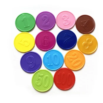 10 шт./лот!Пластиковая покерная фишка для игровых жетонов, Пластиковые монеты, семейный клуб, настольные игры, игрушка, креативный подарок для детей