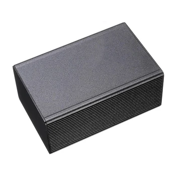 100 *66*43 мм Черная алюминиевая Электронная коробка, корпус для измерительного прибора