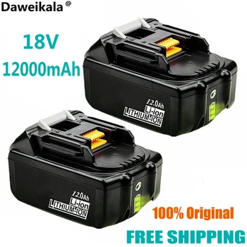 100% Оригинал Для Makita 18V 12000mAh Аккумуляторная Батарея для Электроинструментов со светодиодной литий-ионной Заменой LXT BL1860B BL1860 BL1850