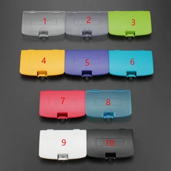 1000 шт 10 Цветная Сменная Крышка батарейного отсека для системы Ni-ntendo Gameboy Color GBC