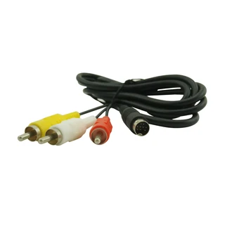 10шт 9Pin для Sega Genesis 2 Аудио-видео AV кабель шнур RCA кабель для Mega Drive MD 2