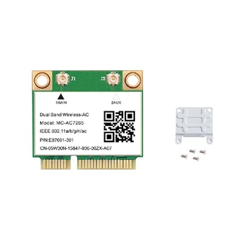 1200 Мбит/с Беспроводной MC-AC7265 Двухдиапазонный Mini PCI-E WiFi Карта Bluetooth 4.2 802.11Ac Двухдиапазонный 2,4 G 5 ГГц Адаптер для Ноутбука