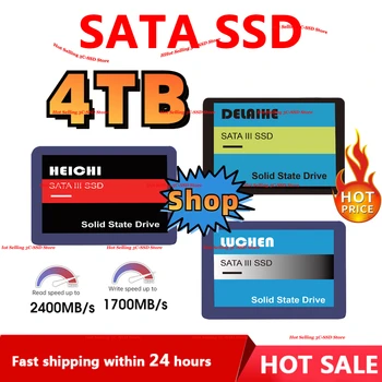 16 ТБ 8 ТБ 4 ТБ Высокоскоростной Новый 2023 SSD 1 ТБ 2 ТБ SATA3 2,5 Дюйма 512 ГБ 1 ТБ 2 ТБ Жесткий диск Твердотельный диск HD HDD для Настольного Ноутбука