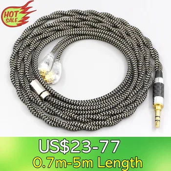 2-Жильный 2,8 мм Литровый кабель для наушников OFC с оплеткой для Sony XBA-H2 XBA-H3 XBA-Z5 xba-A3 xba-A2 2-жильный 2,8 мм LN008045