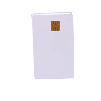 200 шт. белого ПВХ FM4428 ISO7816 Контактная IC-карта, смарт-карта для социального обеспечения