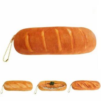 2017 креативная сумка для карандашей с имитацией хлеба большой емкости, пенал на молнии для девочек и мальчиков, японские школьные принадлежности в подарок