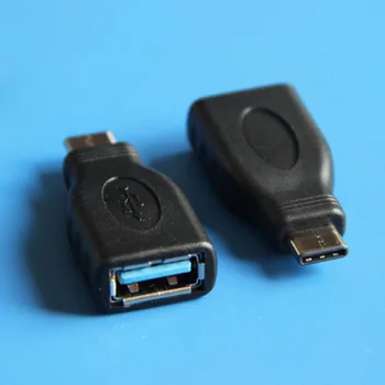 2018 Стиль, 10 шт./лот, USB 3.1 C, мужской USB 3.0 A, женский адаптер, конвертер, USB Type C, черный, Бесплатная доставка