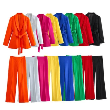 2023 Комплект женских брюк-карандаш, 8 цветов, Женские брюки с высокой талией, Белые, черные, Уличная одежда, Женские брюки, Летняя офисная одежда, брюки