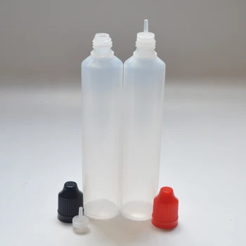 25 шт./лот, полиэтиленовая бутылка объемом 60 мл, Пластиковая бутылка для жидкости с защитой от детей, Длинный Тонкий наконечник, бутылка в форме ручки