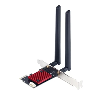 2974 Мбит/с WIFI6 AX200 PCI-E Беспроводной WiFi Адаптер Запасные Части 2,4 Г 5 ГГц Двухдиапазонная Сетевая карта Bluetooth 5,2 Настольная Сетевая карта
