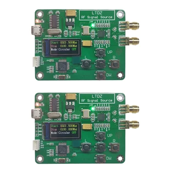 2X LTDZ MAX2870 STM32 23,5-6000 МГц, модуль источника сигнала, питание от USB 5 В, частота и режимы, аксессуар
