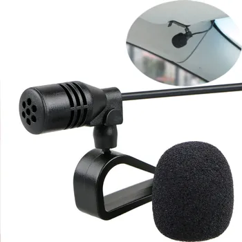 3,5 мм микрофон Внешний Микрофон Для автомобильной стереосистемы GPS с поддержкой Bluetooth Аудио DVD С высокой чувствительностью, низким импедансом, защитой от шума