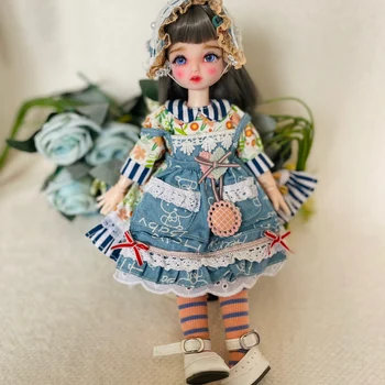 30 см Милая кукла Blyth Joint Body Модные куклы BJD Игрушки с Модельными туфлями Парик Макияж Подарки для девочки