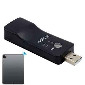 300 Мбит/с Мини USB WiFi адаптер WiFi Сетевая карта Беспроводной USB адаптер Высокоэффективный беспроводной сетевой адаптер для настольного ноутбука
