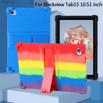 4 Утолщенных Силиконовых Чехла Cornors с Подставкой Для планшета Blackview Tab 15 Pro 10,5 