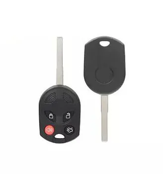 5 шт. Сменный пустой чехол для ключей, 4 кнопки для Ford Raptor Explorer, корпус дистанционного ключа