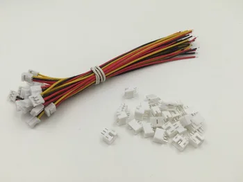 50 КОМПЛЕКТОВ Mini Micro JST 2,0 PH 3-контактный разъем с проводами, кабелями 100 мм