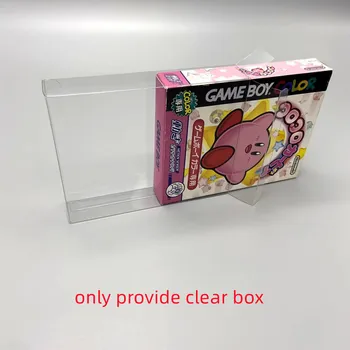 500 шт. Пластиковая коллекция защитных приспособлений для Хранения ДОМАШНИХ ЖИВОТНЫХ JP Версия Прозрачный чехол Прозрачная коробка для Game Boy для GB GBC