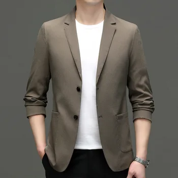 5085-2023, мужской костюм, весенний новый деловой профессиональный мужской костюм, повседневная корейская версия костюма