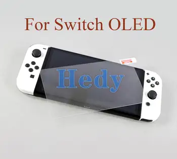 50шт Закаленного стекла 9H для Nintendo Switch Lite, Защитная пленка для экрана Switch OLED, защитное стекло для экрана Switch, игровые аксессуары