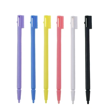 6 цветов 1 шт. Пластиковый стилус с сенсорным экраном, игровая консоль, ручка для Nintendo NDS, игровые аксессуары