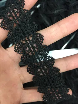 72 ярда черного венецианского кружева с отделкой свадебное шитье своими руками 3 см
