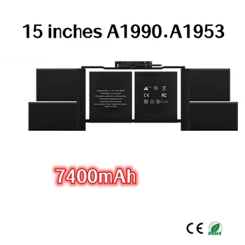 7400 мАч Для ноутбука Apple, аккумулятор MACBOOK PRO 15 дюймов A1990 A1953, аккумулятор для ноутбука