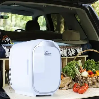 8-литровый мини-холодильник для охлаждения и согревания, Портативный маленький холодильник, Персональный дорожный холодильник для общежития, автомобилей, спальни, гостиной, напитков