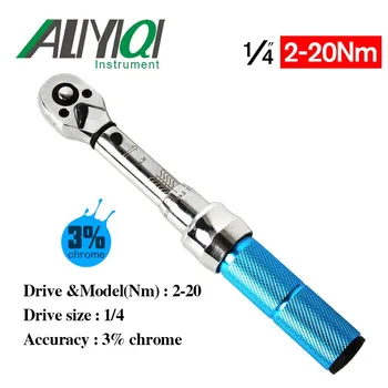 AYB 10-110N 1/2 Динамометрический ключ с предустановленным крутящим моментом, 3% Хромированный ручной гаечный ключ с храповиком