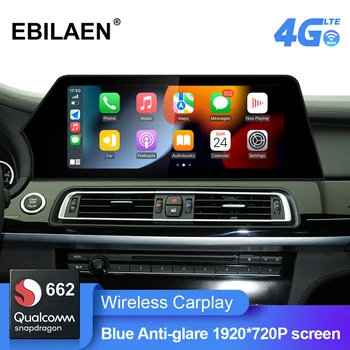 Android 11,0 Автомобильный Радиоприемник Экран Для BMW 7 Серии F01 F02 2009-2015 CIC NBT Синий Анти-Зеркальный Экран GPS Навигационный Плеер Carplay