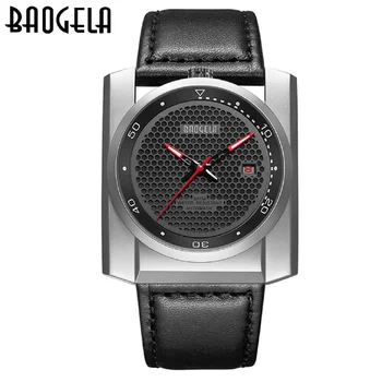 BAOGELA, Новые спортивные часы, мужской тренд, большой циферблат, квадратные мужские часы, светящиеся водонепроницаемые автоматические механические часы 6775