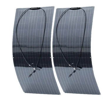 BOGUANG Новая Полугибкая Солнечная панель для балкона Фотоэлектрическая PV 1500 Вт 600 Вт 450 Вт 300 Вт 150 Вт 12 Вольт|IP67|Элементы класса А|ПЭТ