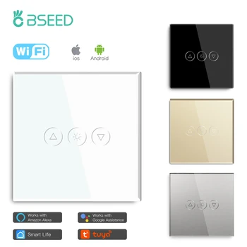 BSEED EU Touch Wifi Light Dimmer 1 Gang Smart Wireless Wifi Dimmer Белый Черный Золотой Цвета Для Умного дома