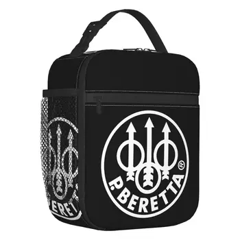 Beretta Military Gun Lover Изолированная сумка для ланча для женщин, Водонепроницаемый кулер, термосумка для ланча, дети, школьники