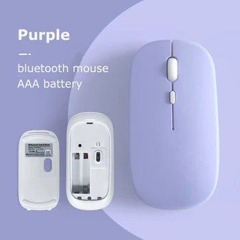Bluetooth-мышь для iPad Air Pro 11, планшетный телефон, ПК, беспроводные бесшумные компьютерные мыши Mause, портативная рабочая мышь Samsung