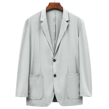 C1497-Весенний комплект мужского костюма, новая корейская версия модного облегающего мужского костюма высокого качества, пальто высокого качества