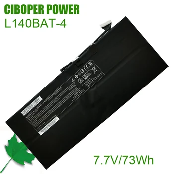CP Оригинальный аккумулятор для ноутбука L140BAT-4 7,7V/73Wh/9350mAh для ноутбука SCHENKER VIA 14 Wooking, 2ICP5 112-2, VIA, Jiasha Pro