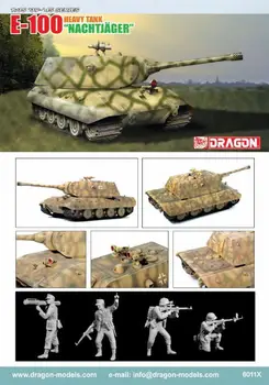 Dragon 1/35 6011X Немецкий комплект модели тяжелого танка времен Второй мировой войны 
