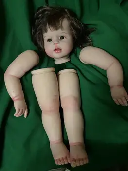 FBBD Настроила ограниченную поставку 29-дюймовой Возрожденной Малышки Пегги, огромной Девочки с волосами ручной работы, куклы 