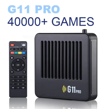 G11 Pro Коробка для Видеоигр 128 Г Ретро Игровая консоль Встроенный 40000 Ретро Игр Беспроводной контроллер с низкой Задержкой 4 К Выход Игровой коробки G11