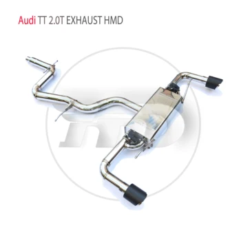 HMD Выпускной Коллектор из нержавеющей Стали Downpipe Подходит Для Audi TT 2.0T Автозапчасти Для Модификации Автомобиля Клапан Автомобильные Аксессуары