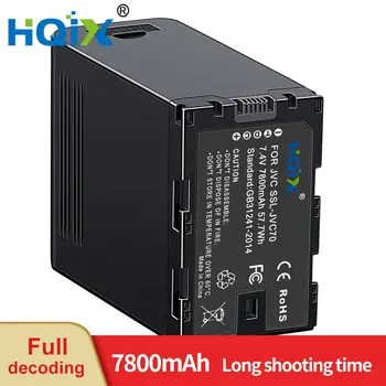HQIX для камеры JVC GY-HM600 HM606 HM650 HM660 LS300 HM610 HM600 HMQ10 HM200 HM258 HM650EC JY-HM360 SSL-JVC70 Зарядное устройство Батарея