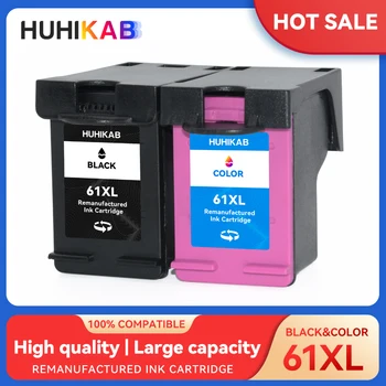 HUHIKAB 61 Совместимый Чернильный Картридж для HP 61XL для HP 61 для HP 61 Envy 4500 4502 5530 Deskjet 1050 2050 3050 3054 3000 1000