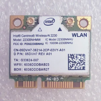 Intel Centrino Wireless-N 2230 Wireless-N + карта Wi-Fi Bt4.0 2230BNHMW, D P/N 05DVH7