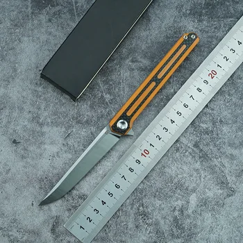 LEMIFSHE STEDEMON C06 Флиппер 440C Лезвие G10 + стальная Ручка Открытый Кемпинг Охотничий Карманный Кухонный Фруктовый Складной Нож EDC Инструменты